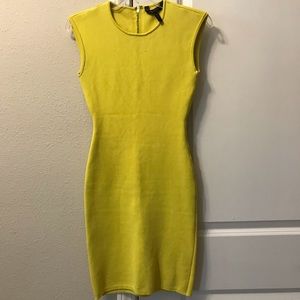 Yellow Body-con BCBGMAXAZRIA dress XS
